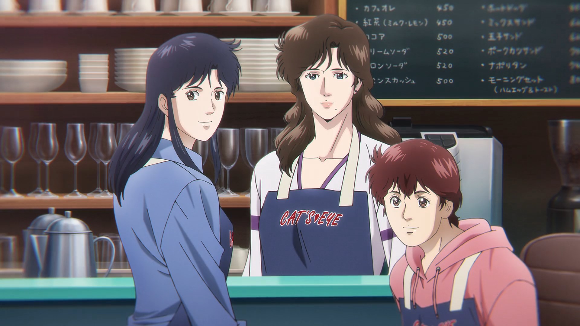 Постер и трейлер последних серий ремейка «Cat's♥Eye»